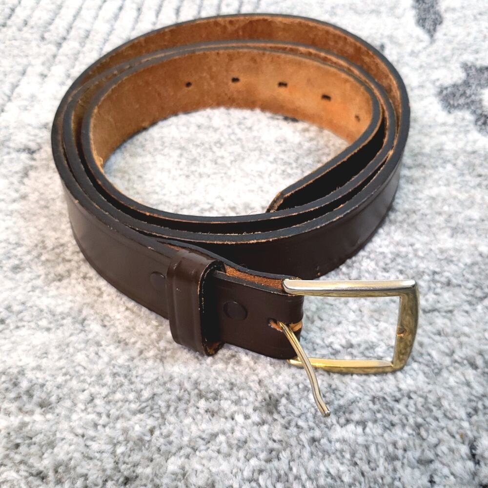 Dickies Men's Brown Leather Belt size 42/105